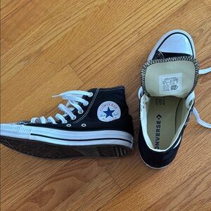 Converse Black and White High-Top Sneakers